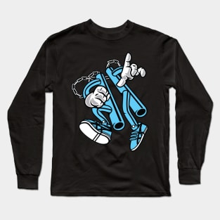 Cool Double Stick Man Long Sleeve T-Shirt